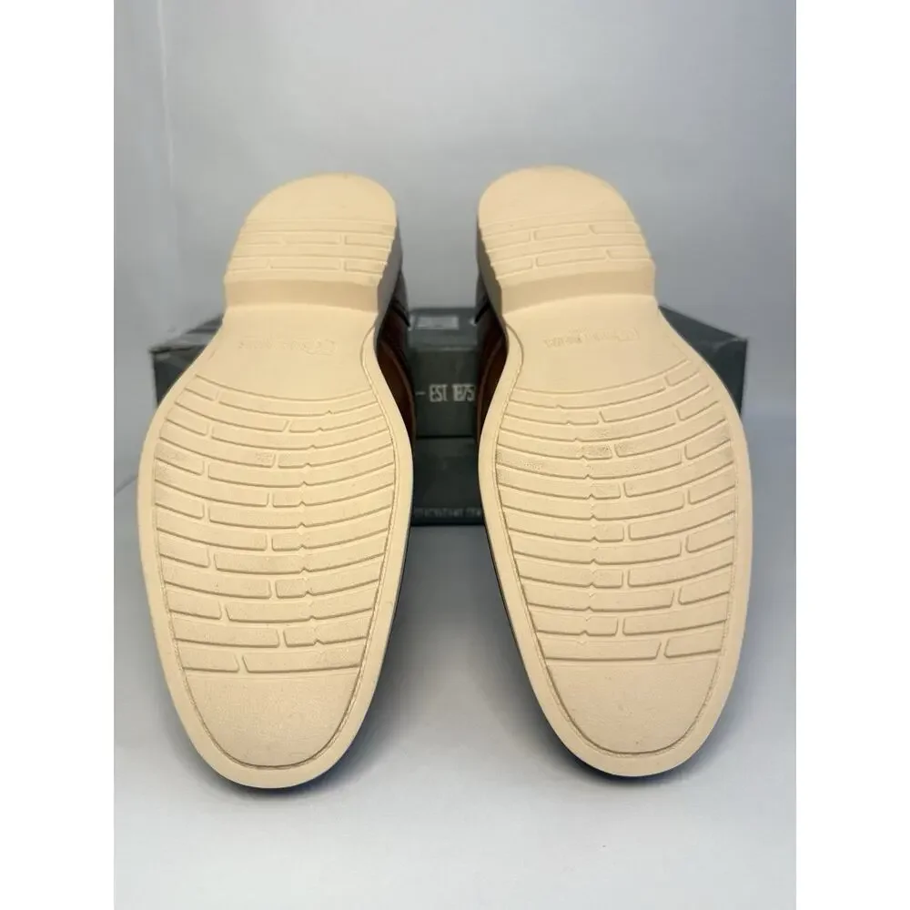 Stacy Adams Wescott Boys Oxford Dress Shoes Cognac US Size 5M New